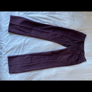 Alexander McQueen Burgundy Denim Size 34.